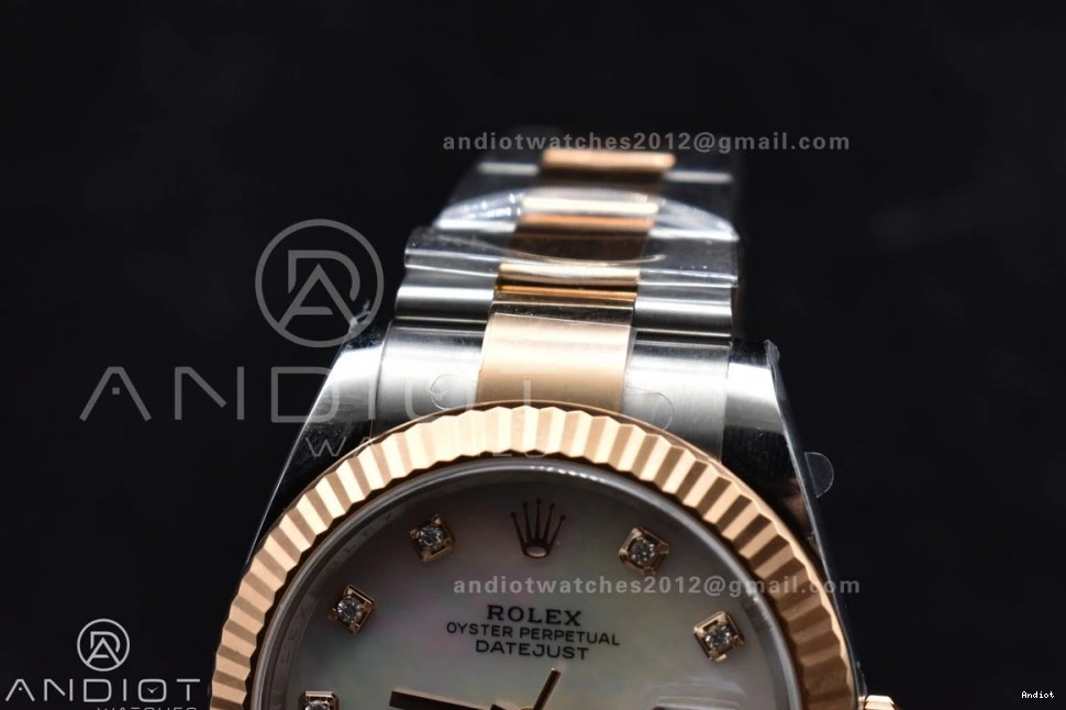 Edition Bracelet VR3235 126331 Diamonds Steel White DateJust 904L Best 41 on Jubilee MOP 1:1 Dial RG Clean 1121